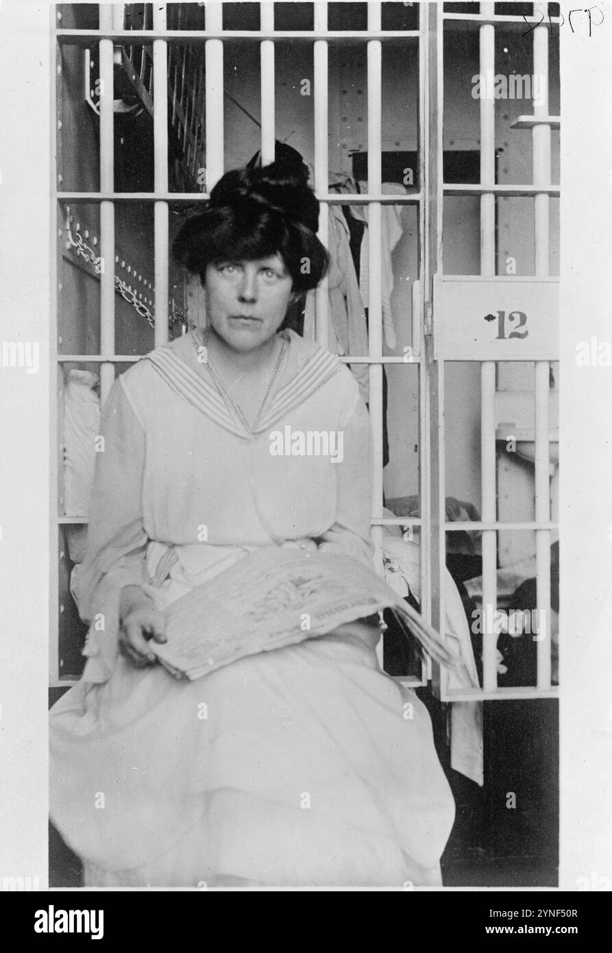 BURNS, MISS LUCY, OF C.U.W.S. IN JAIL Stock Photo - Alamy