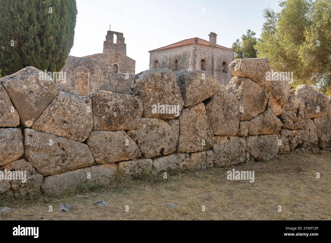 Ancient Greek Ruins of Necromanteion of Acheron near village of ...