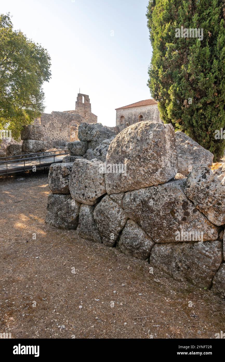Ancient Greek Ruins of Necromanteion of Acheron near village of ...