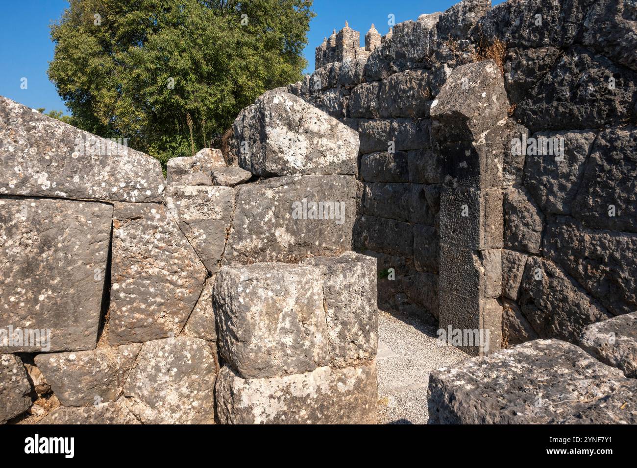 Ancient Greek Ruins of Necromanteion of Acheron near village of ...