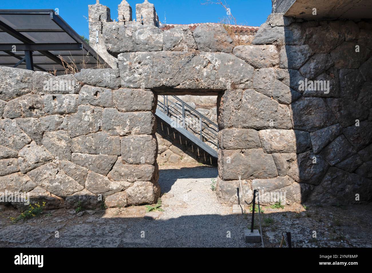 Ancient Greek Ruins of Necromanteion of Acheron near village of ...