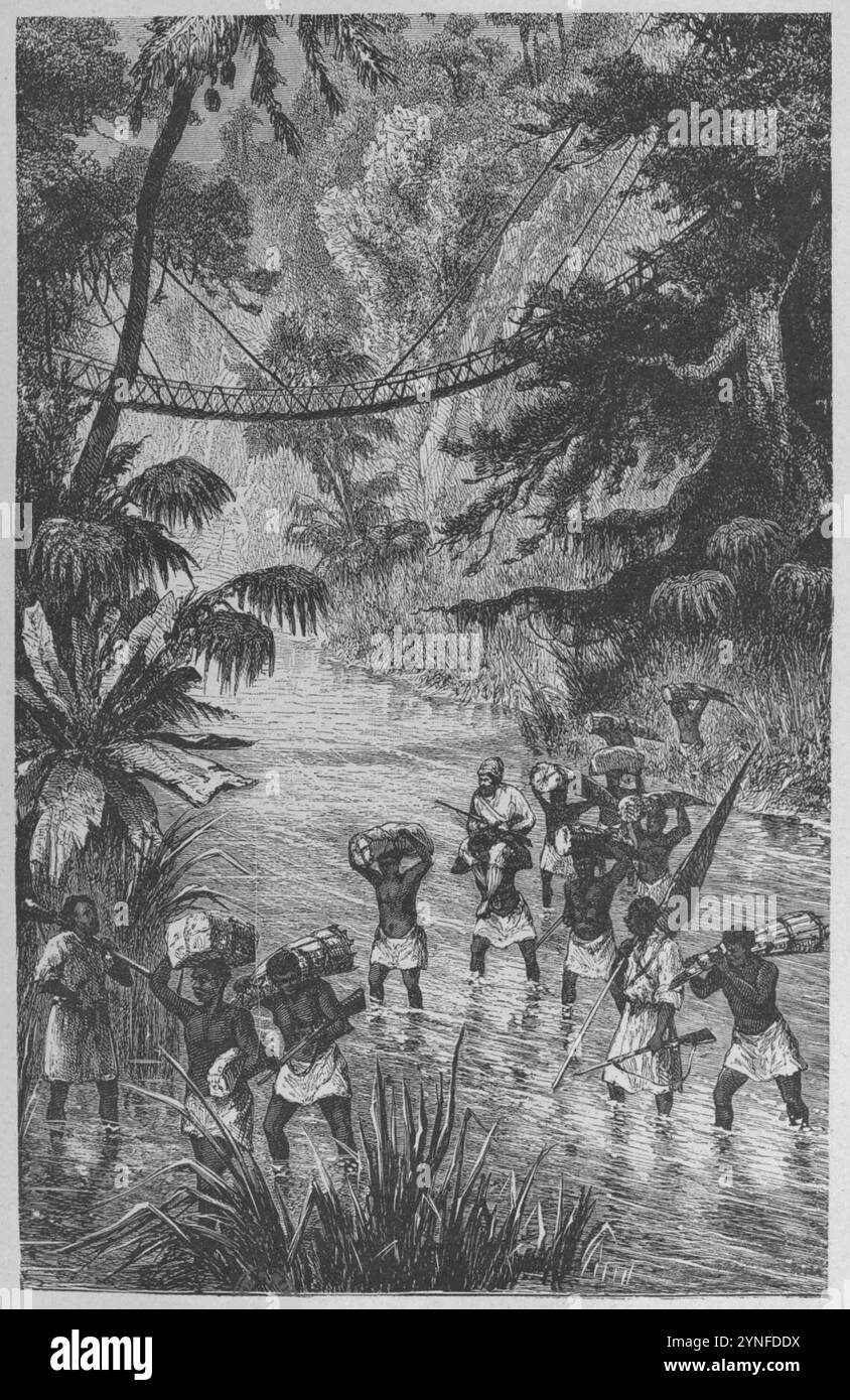 Cameron - A travers l'Afrique 1881 p269. Stock Photo