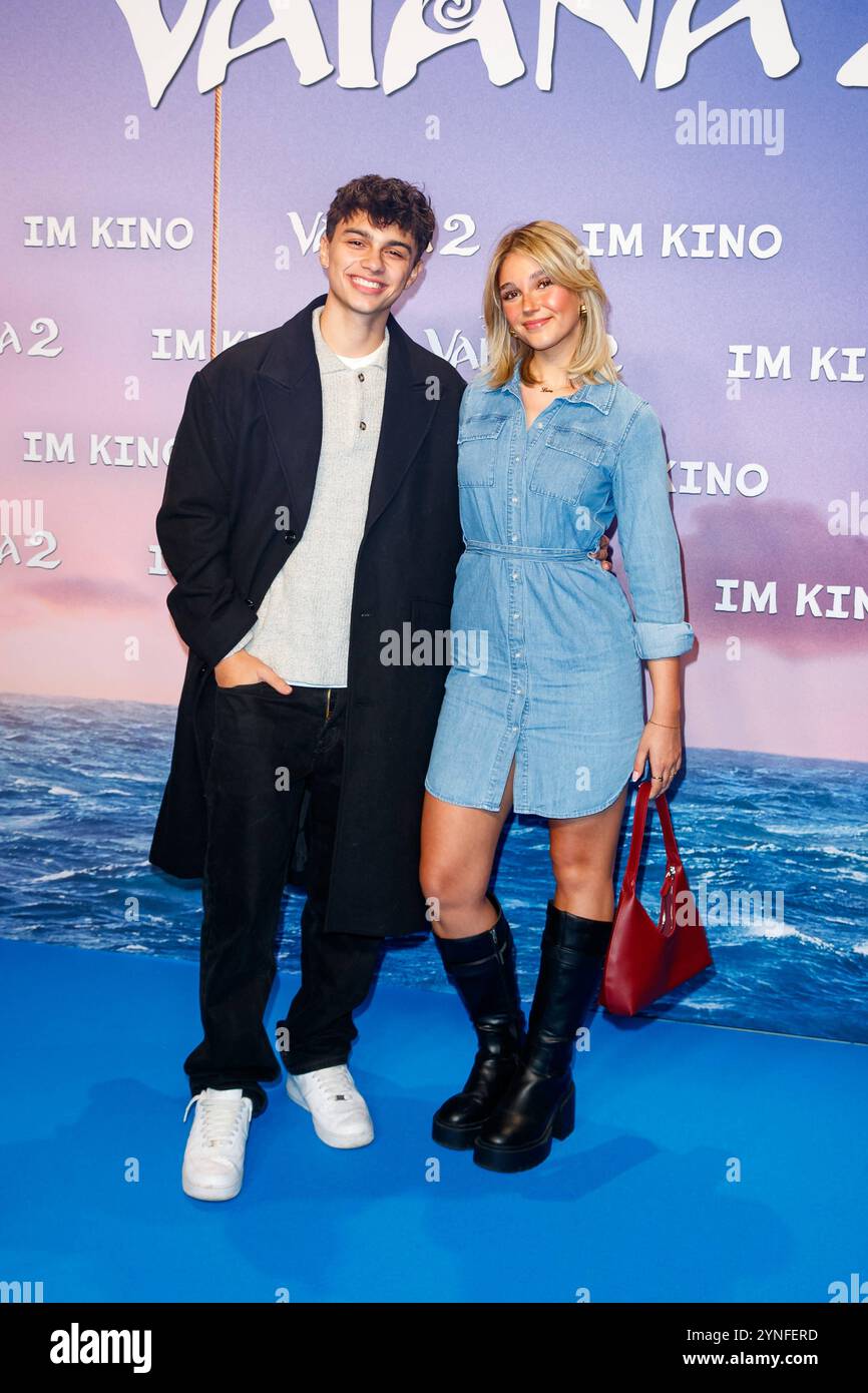 Disney Premiere - Vaiana 2 Noah Miguel Oechsle Rodriguez und Lara