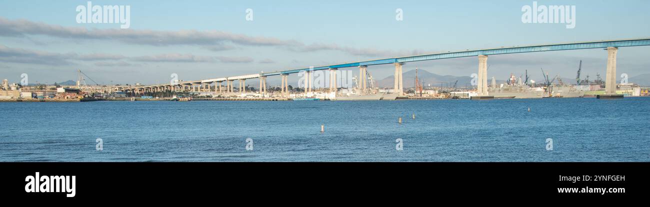 San diego coronado bridge skyline hi-res stock photography and images ...