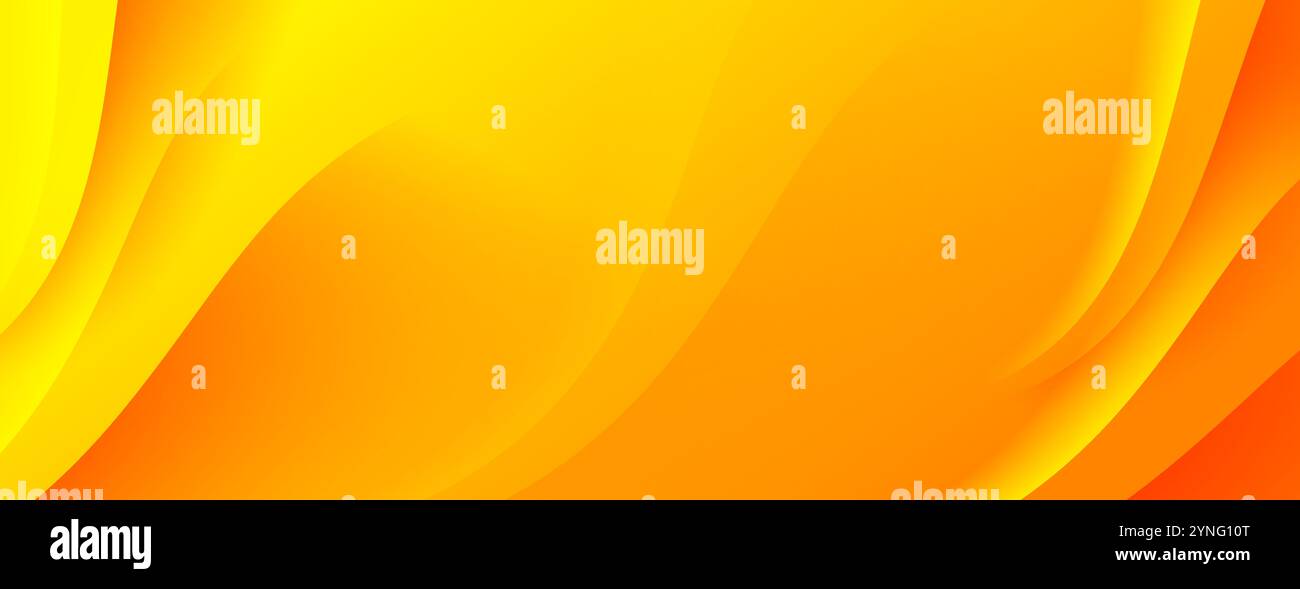 yellow orange abstract wavy lines texture background with copy space ...