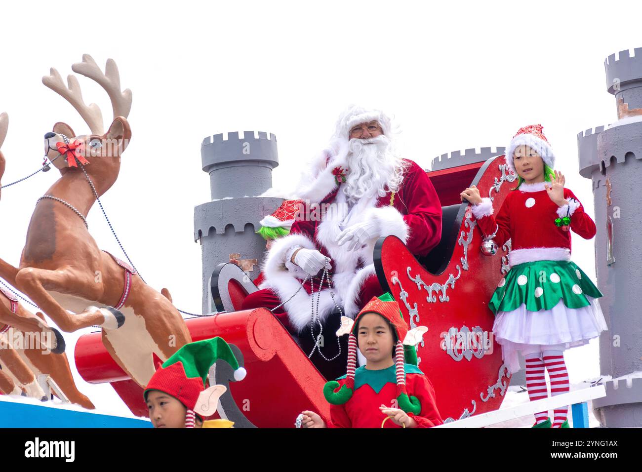 Father christmas elves hi-res stock photography and images - Alamy