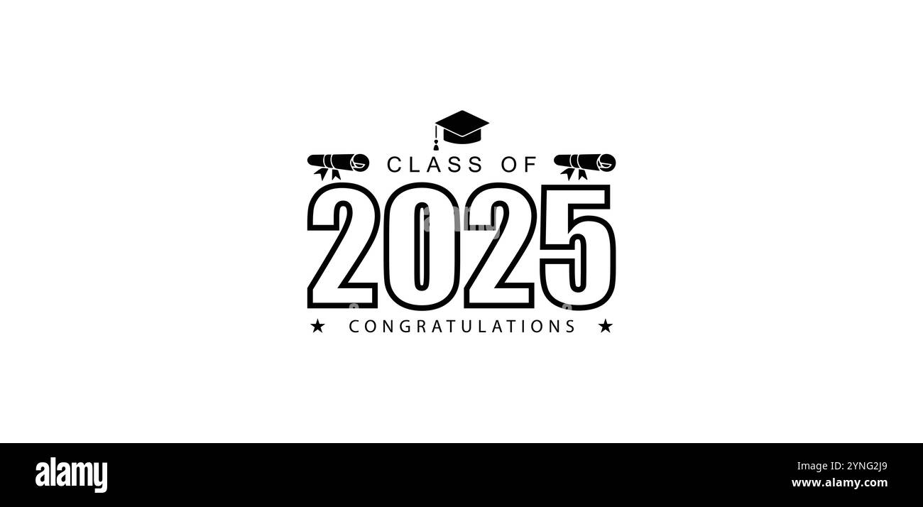 Celebrating the Graduates of 2025 A Huge Congratulations Stock Vector Image & Art Alamy