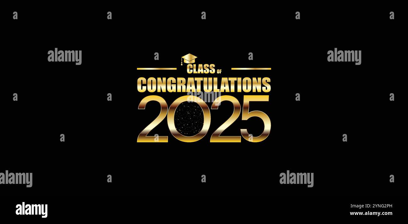Celebrating the Graduates of 2025 A Huge Congratulations Stock Vector ...