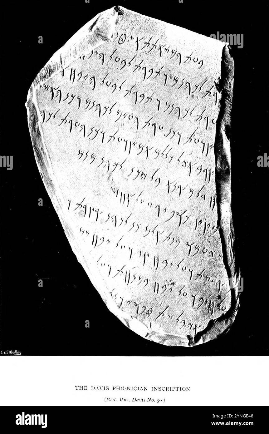 Phoenician inscription hi-res stock photography and images - Alamy