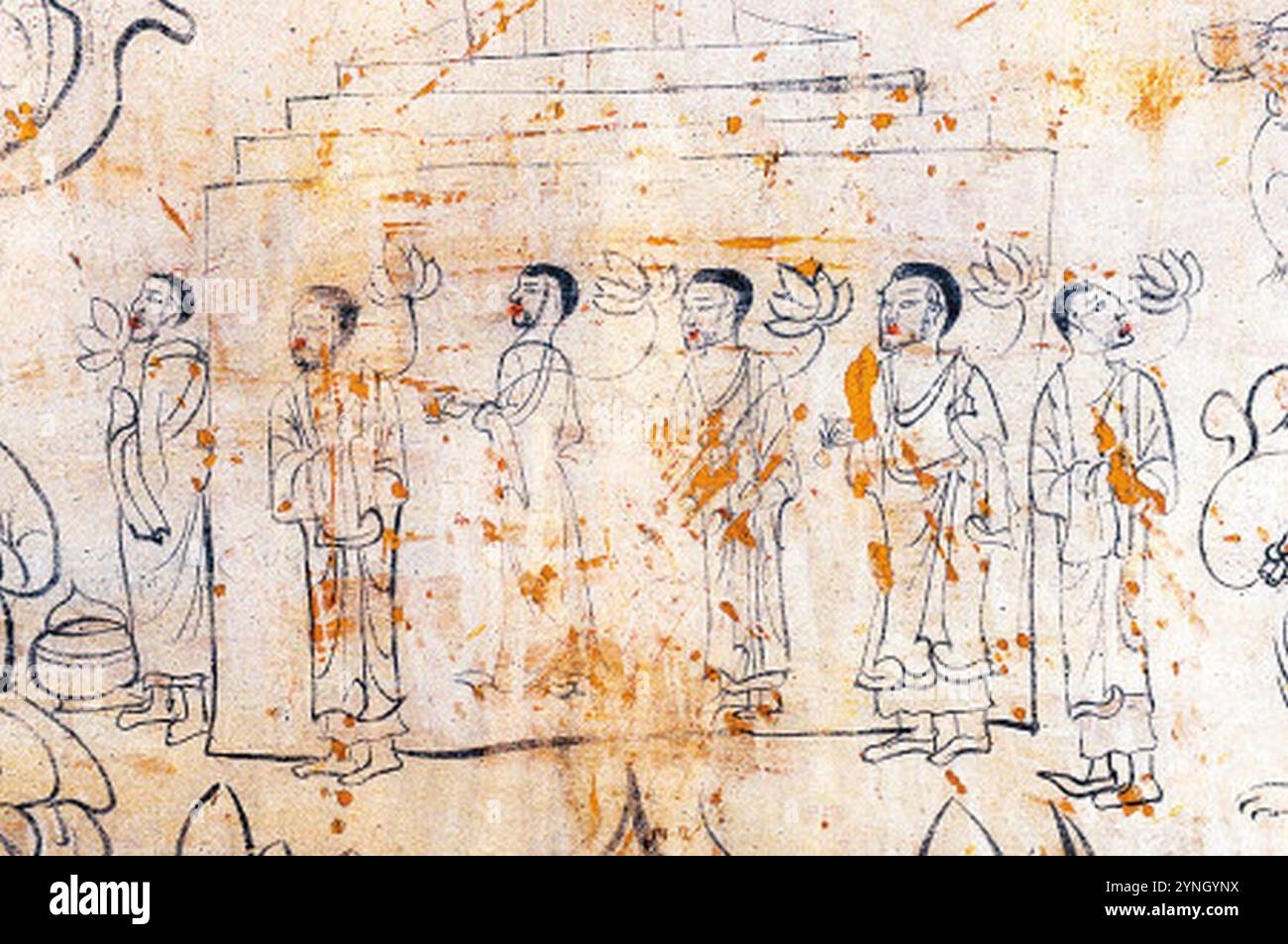 Central Asians from T'ung-wan City Stock Photo - Alamy