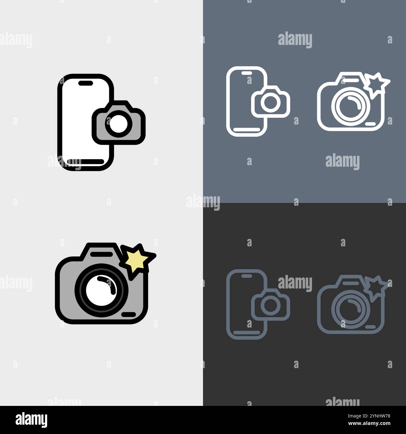 Compact camera not smartphone Stock Vector Images - Alamy