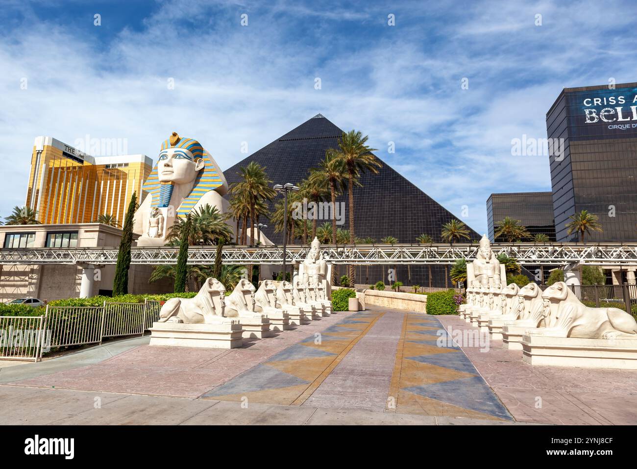 Egyptian statue luxor las vegas hi-res stock photography and