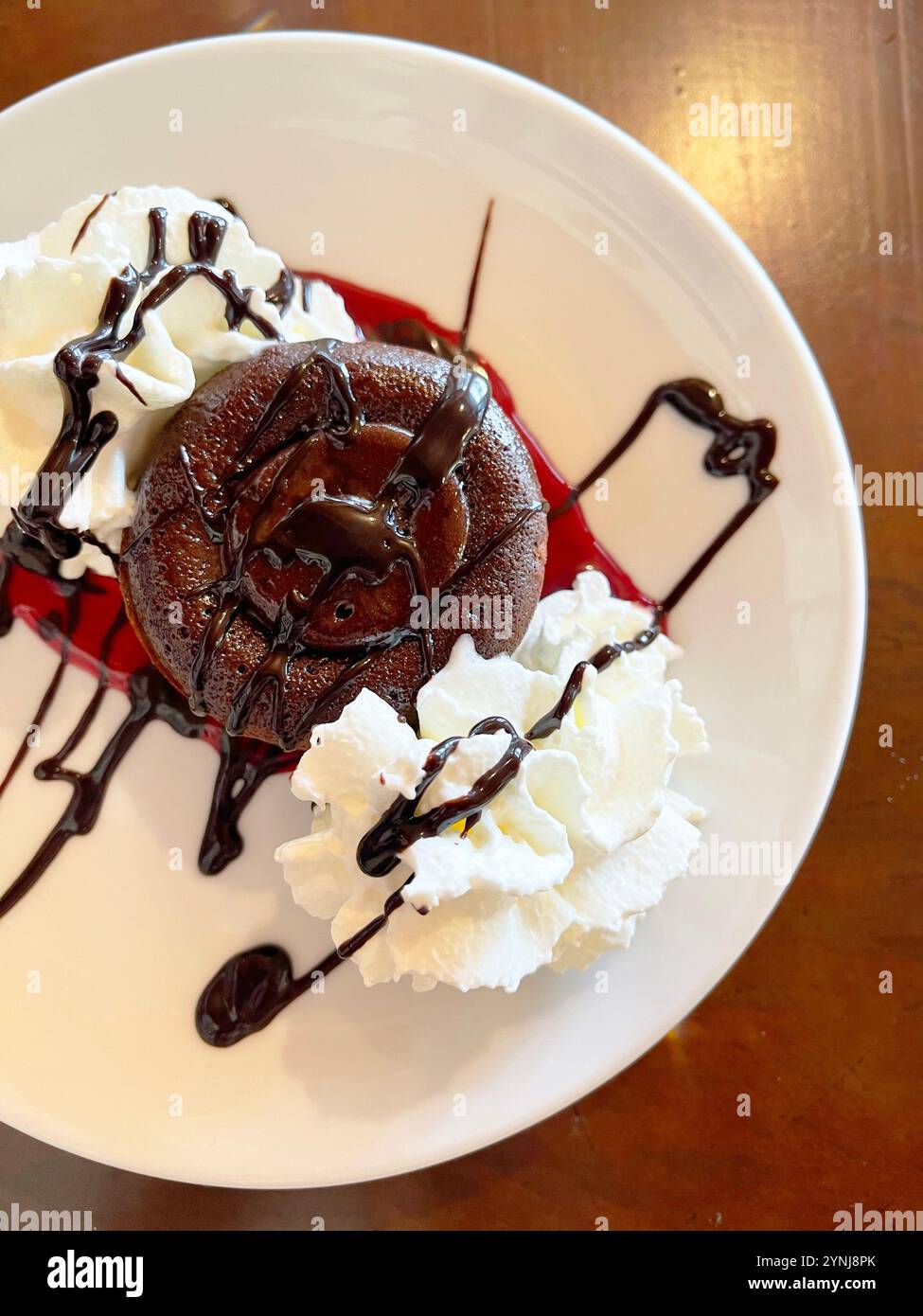 Chocolate cake. - Smartphone Captured Stock Image