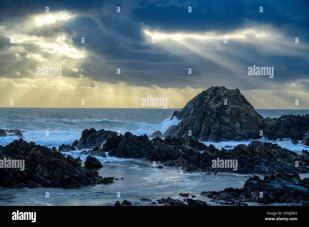 Australia, Tasmania, West Coast, Tarkine, Sara Anne rocks Stock Photo ...