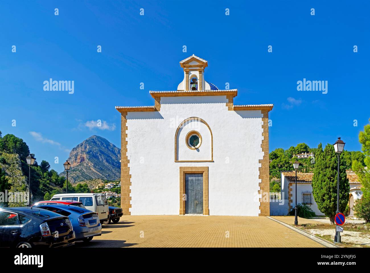 Kirche, Ermita Cristo Del Calvario Stock Photo - Alamy