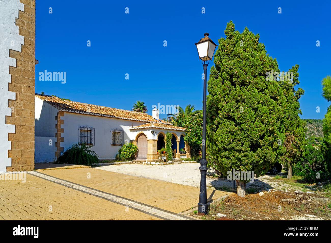 Kirche, Ermita Cristo Del Calvario Stock Photo - Alamy