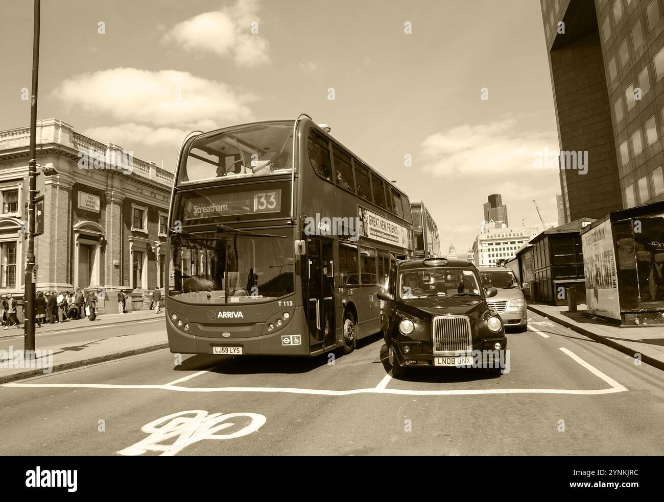 Archival double decker bus hi-res stock photography and