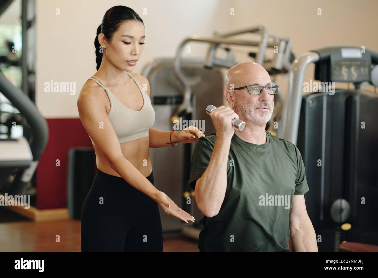Professional personal gym asian hi-res stock photography and images - Alamy