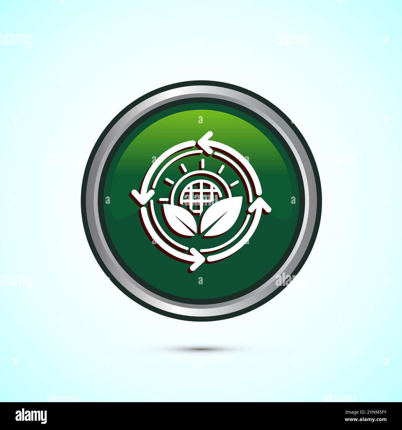 Renewable energy icon design illustration. Renewable power sign symbol ...