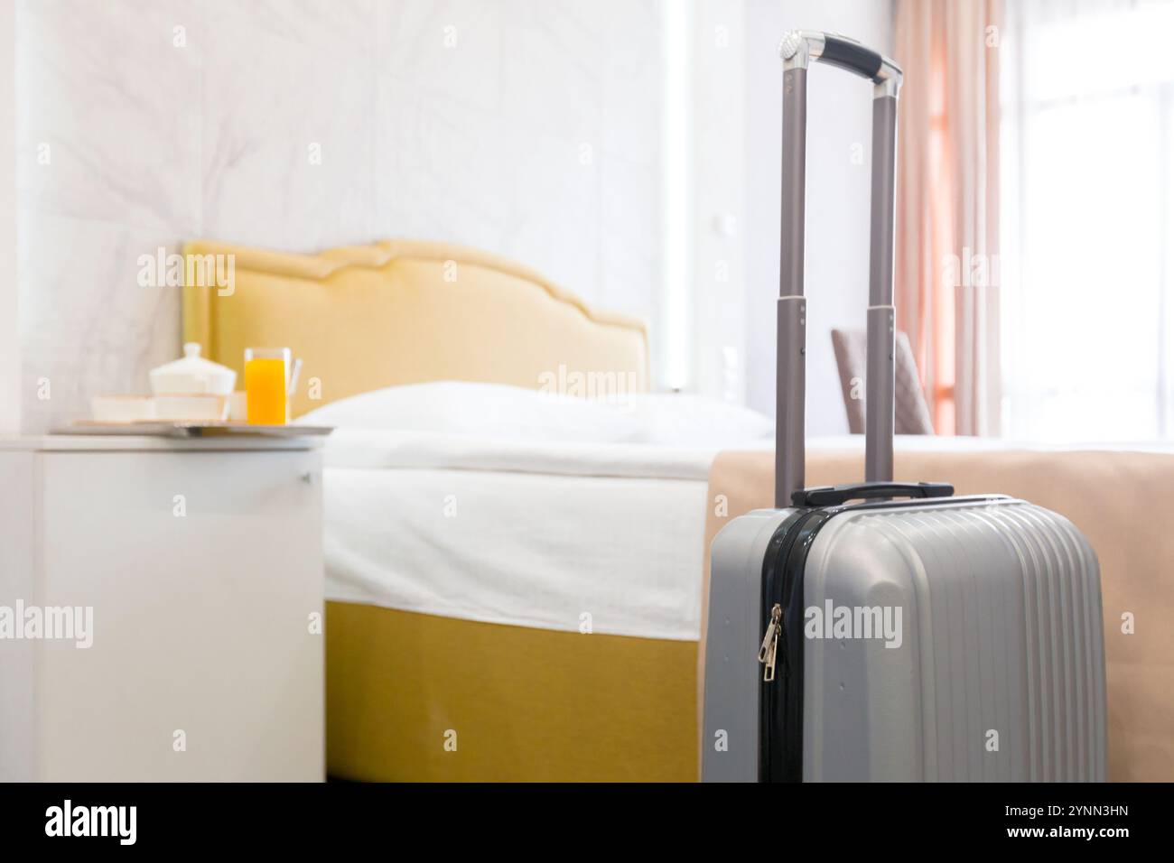 Suitcase or luggage bag in a modern hotel room Stock Photo - Alamy