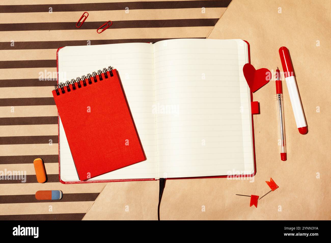 Notebook Opening Page Cartoon notebook spiral school hi-res stock photography and images - Alamy