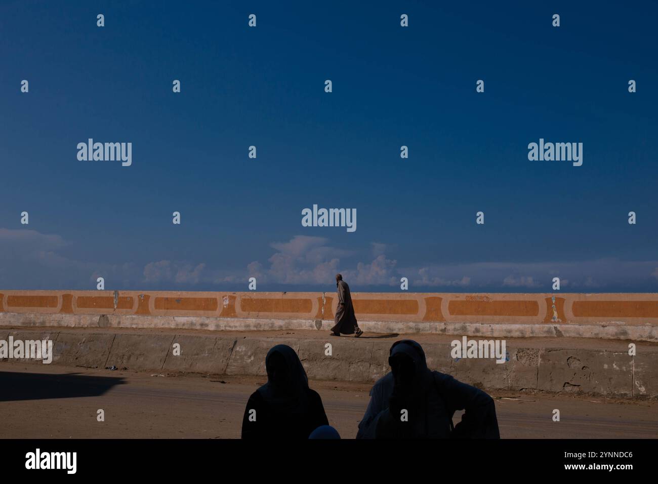 Old egyptian man walking in hi-res stock photography and images - Alamy
