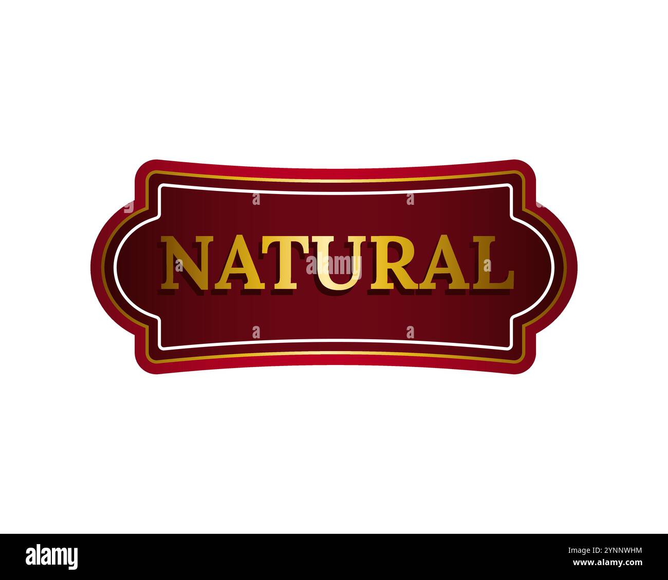 Red eco label for wellness, vegan, and organic branding Stock Vector ...