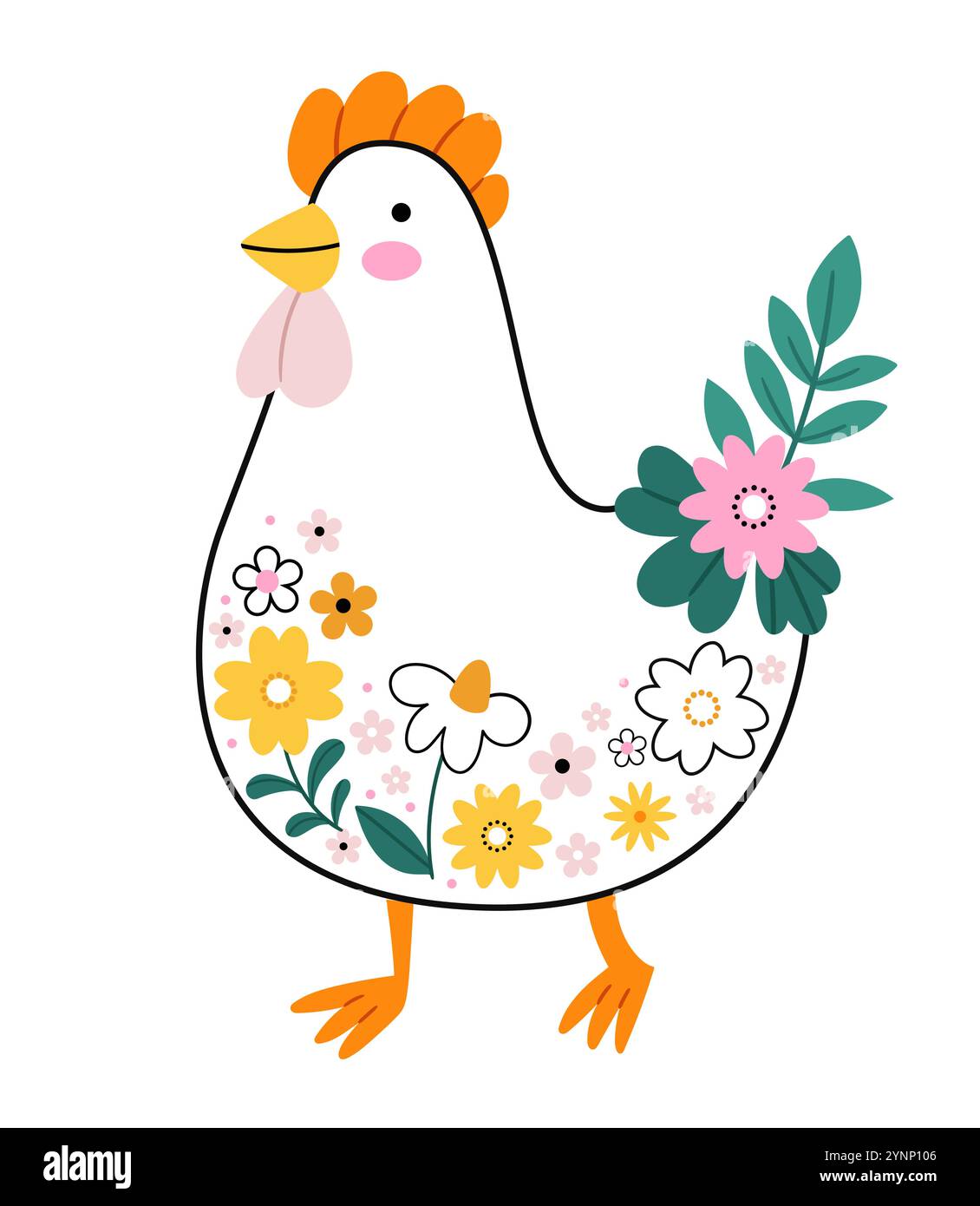 Country chicken Stock Vector Images - Page 2 - Alamy, image size:1130x1390