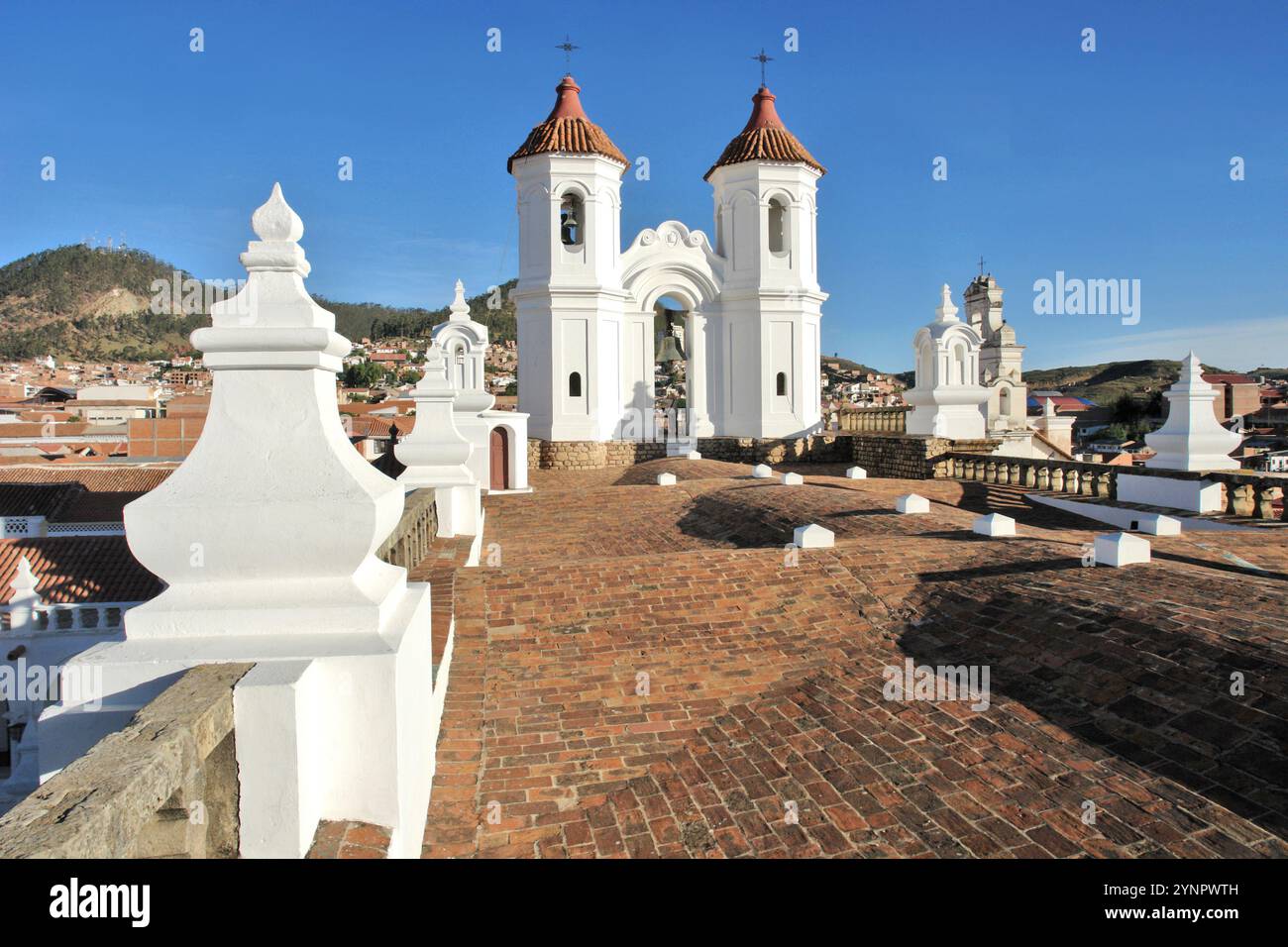 The Convent Of San Felipe De Neri With A View Of The Old Town Of Sucre 