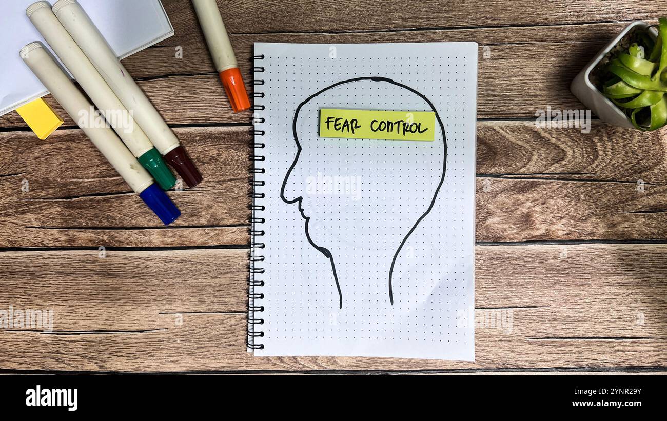 Fear Sticky Note The fear index book hi-res stock photography and images - Alamy
