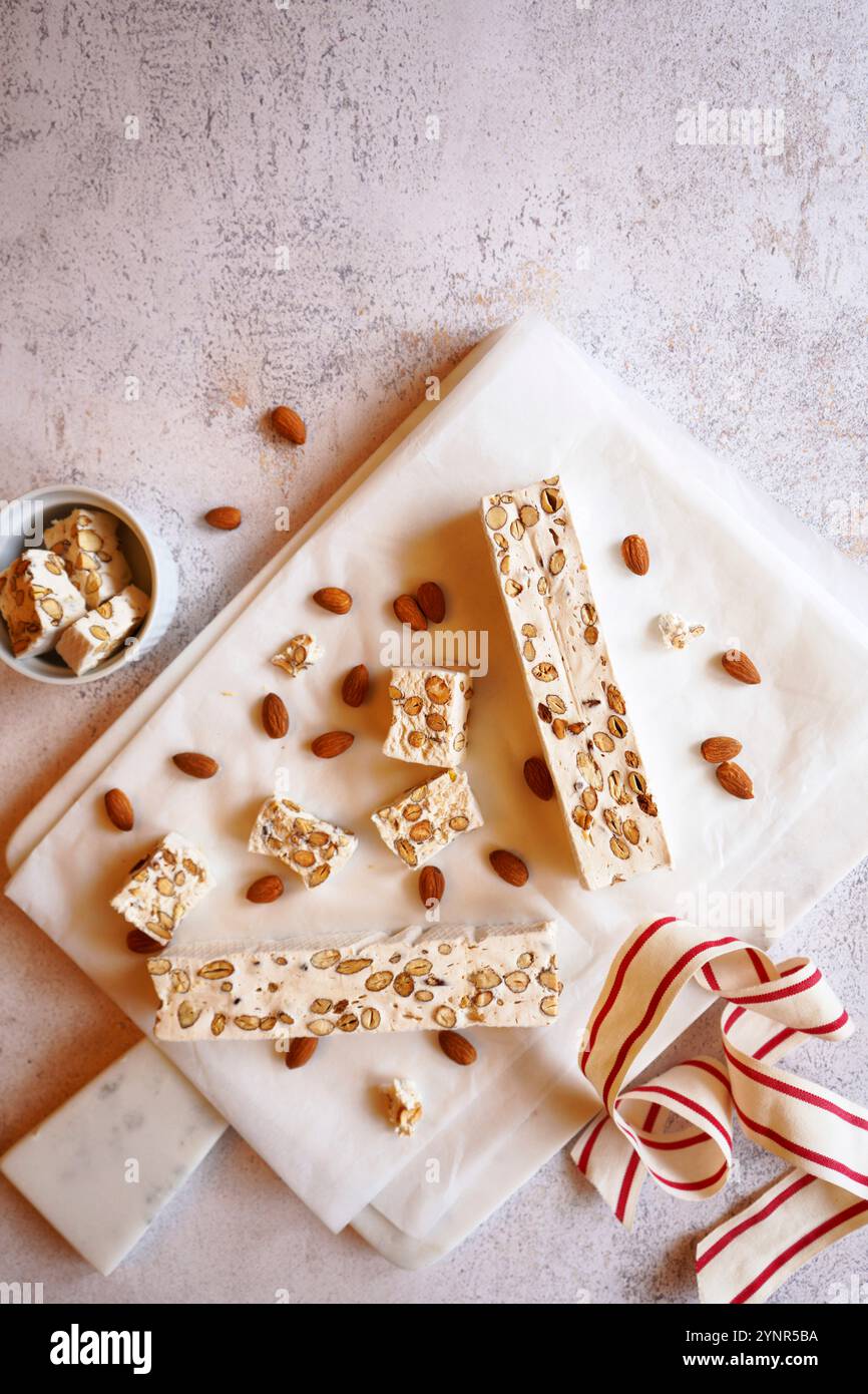Sweets & Treats Peanut & Fruit Nougat - 1kg Bulk Bag Of Individually Wrapped Chewy Candy