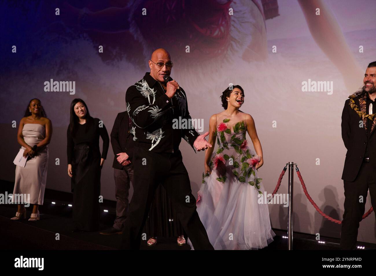 London UK Christina Chen Auli i Carvalho Dwayne Johnson David london-uk-christina-chen-auli-i-carvalho-dwayne-johnson-david