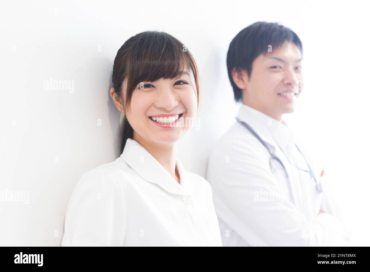 Bright female doctor hi-res stock photography and images - Alamy