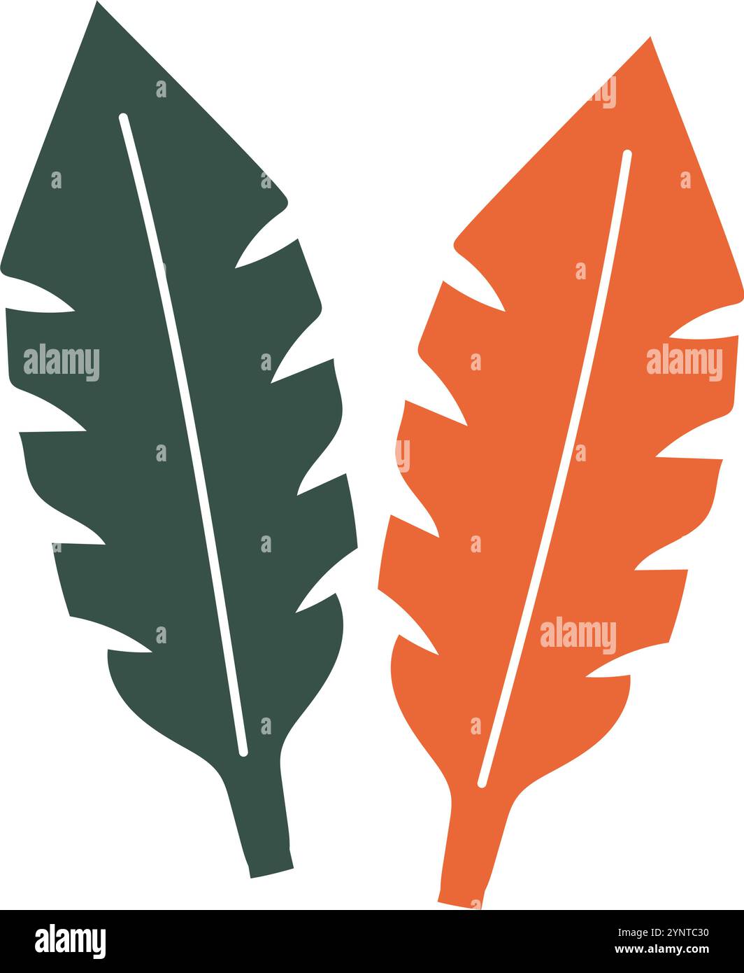 palm leaf nature element Stock Vector Image & Art - Alamy