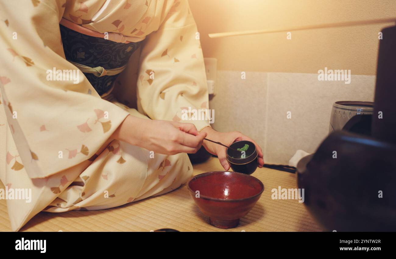 Hospitality Ritual Tea Japanese host tea ceremony hi-res stock photography and images - Alamy