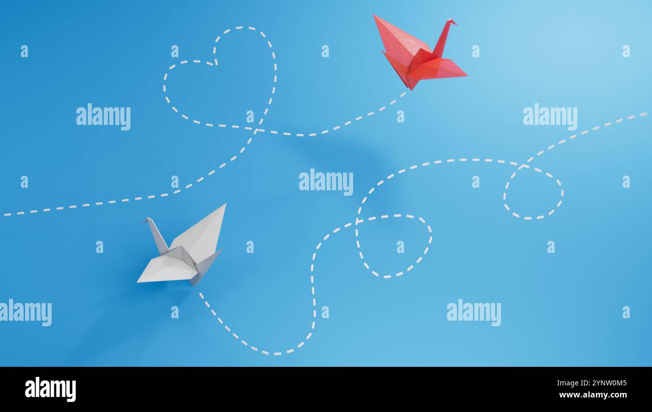 swan flying. Dash line word Love in the sky. Air swan icon. Black ...