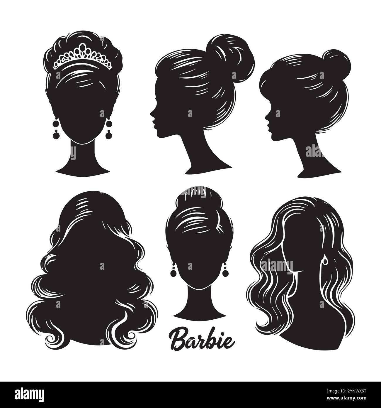 Barbie silhouette hires stock photography and images Alamy