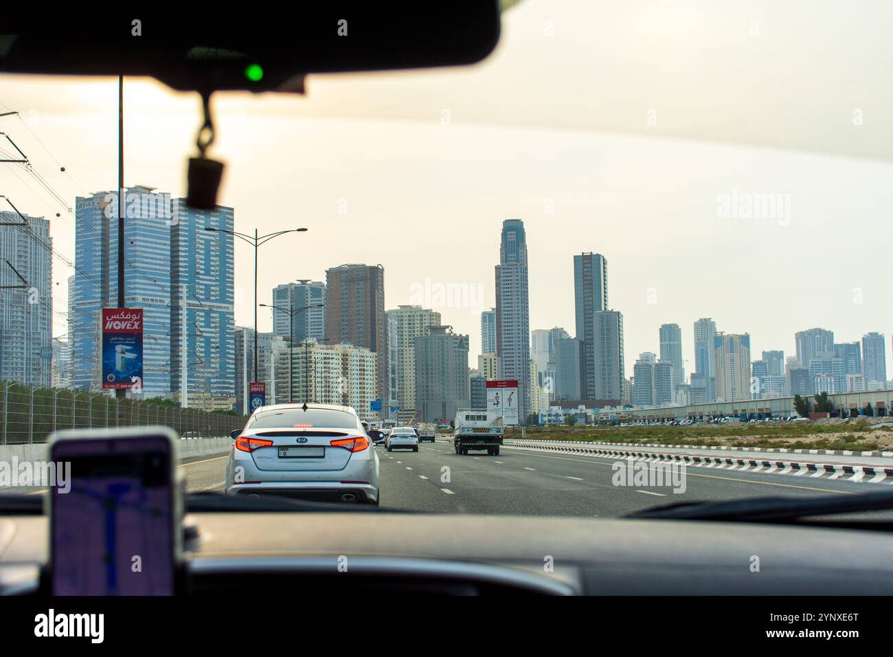 Modern kia car driving hi-res stock photography and images - Alamy