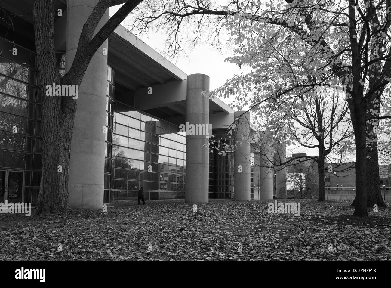 The Power Center for Performing Arts, on the campus of the University of Michigan, Ann Arbor Michigan USA Stock Photo