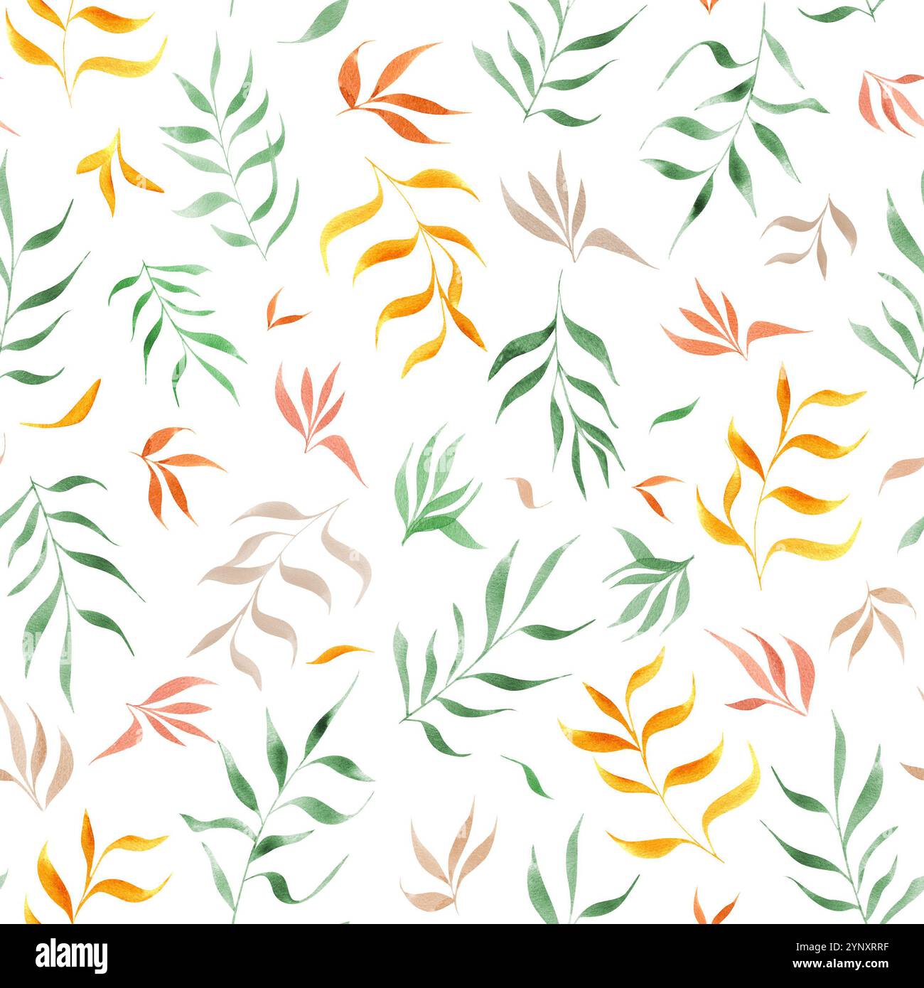 Simple floral seamless branches hi-res stock photography and images - Alamy