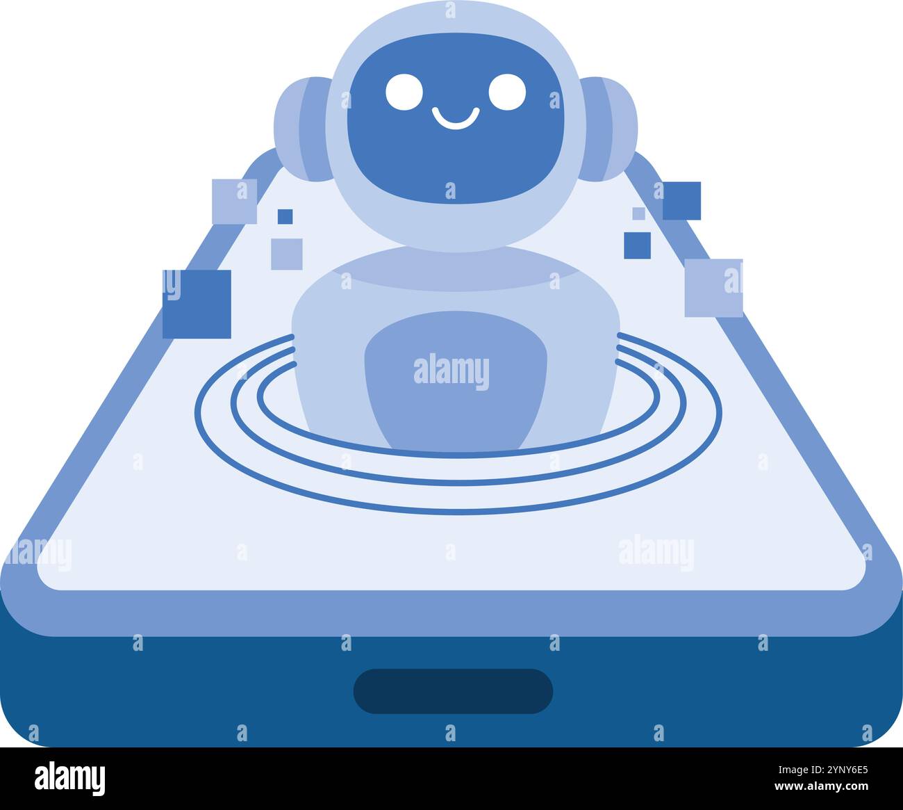 artificial intelligence chatbot mobile app Stock Vector Image & Art - Alamy