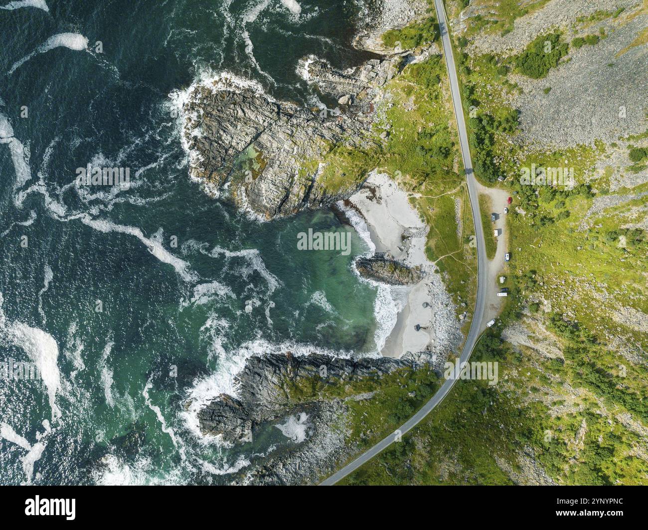 Aerial top down shot rocky hi-res stock photography and images - Alamy