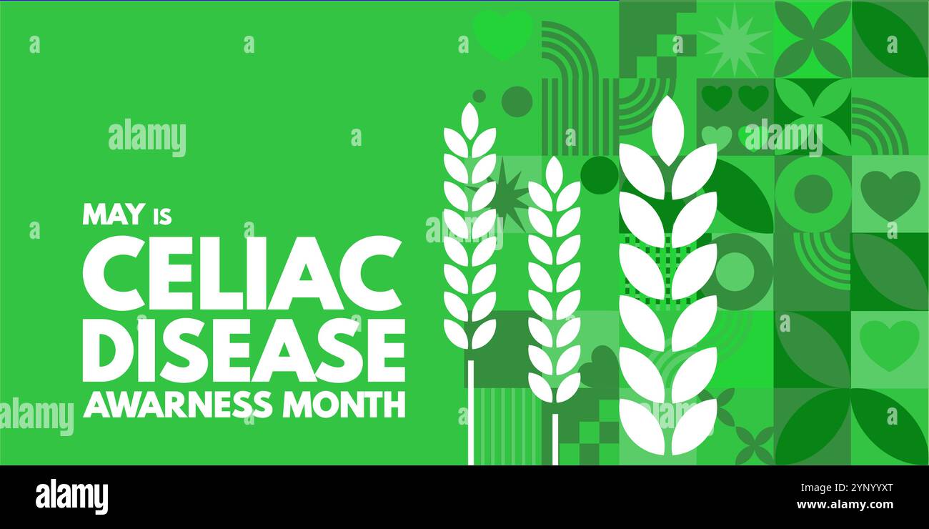 Celiac disease awareness month. - banner Stock Vector Image & Art - Alamy