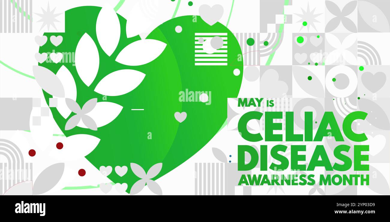 Celiac disease awareness month. - banner Stock Vector Image & Art - Alamy