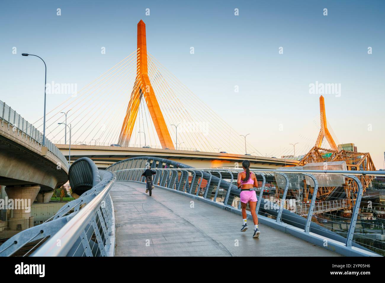 Zakim Bridge Boston Massachusetts USA Stock Photo Alamy