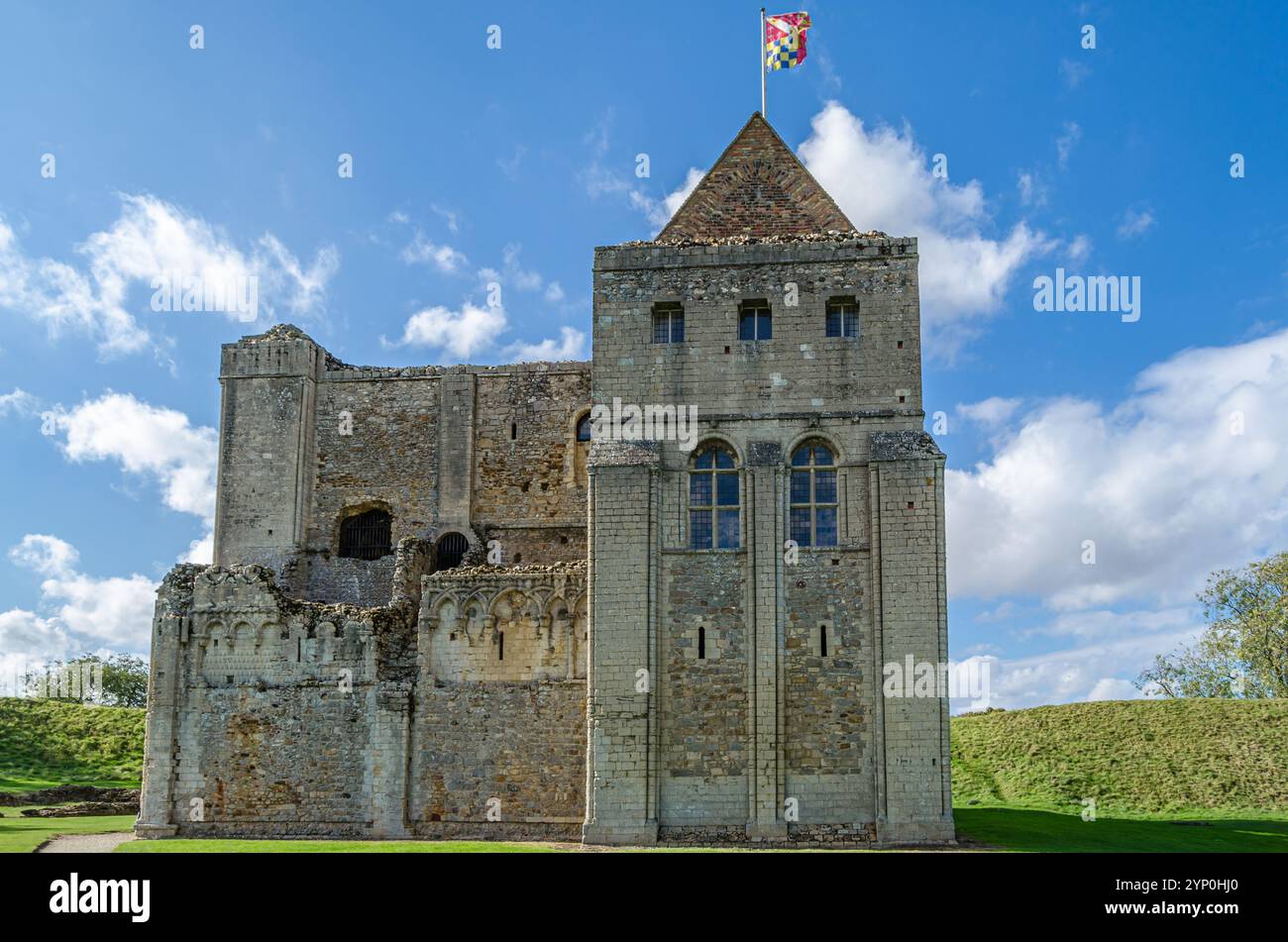 CASTLE RISING, UNITED KINGDOM - OCTOBER 10, 2014: Exterior view of ...