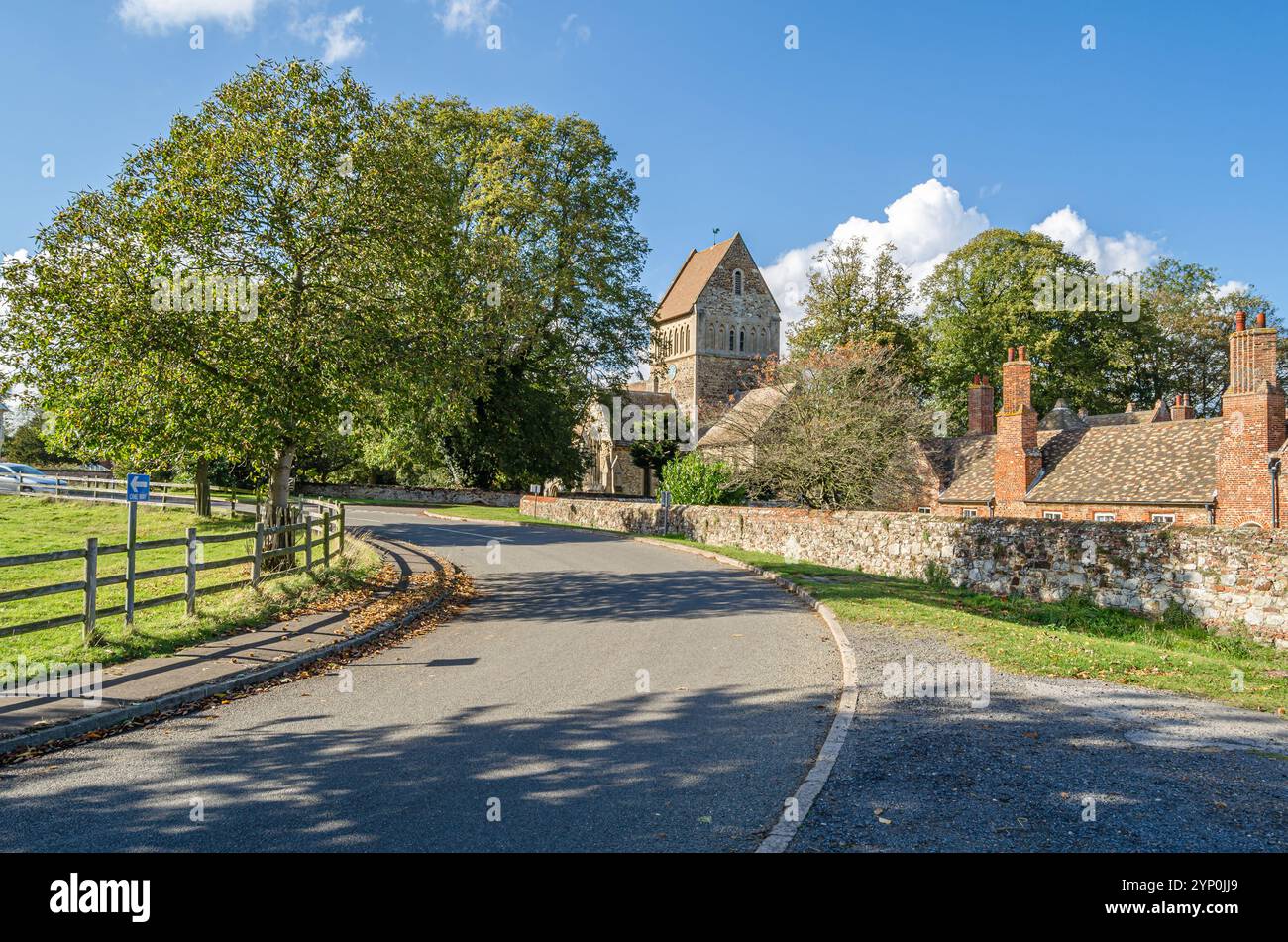 Rustic architecture in the village of Castle Rising, Norfolk, England ...