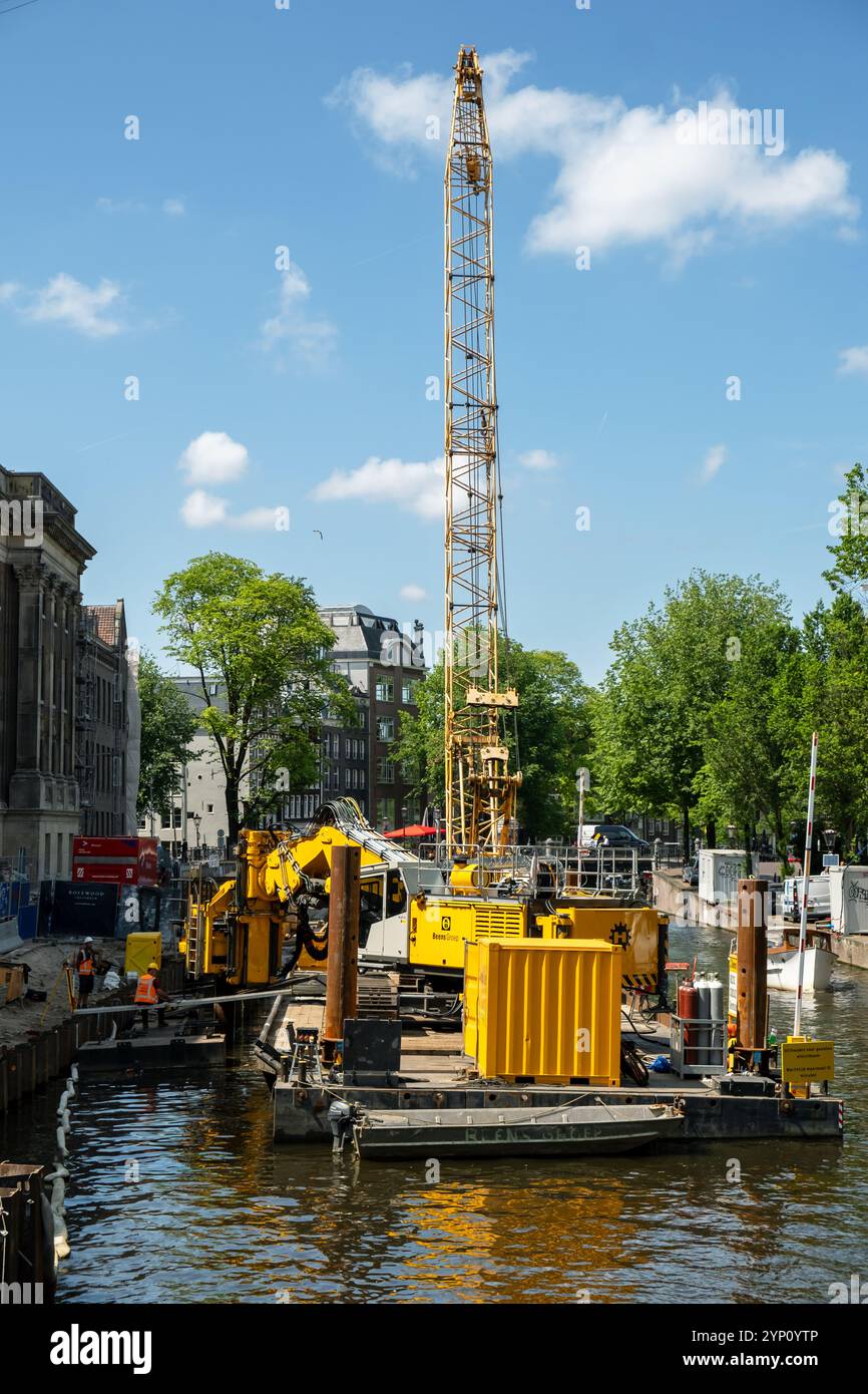 Ytp Building 09.08.2024, Netherlands, North Holland, Amsterdam - Complex, floating ...