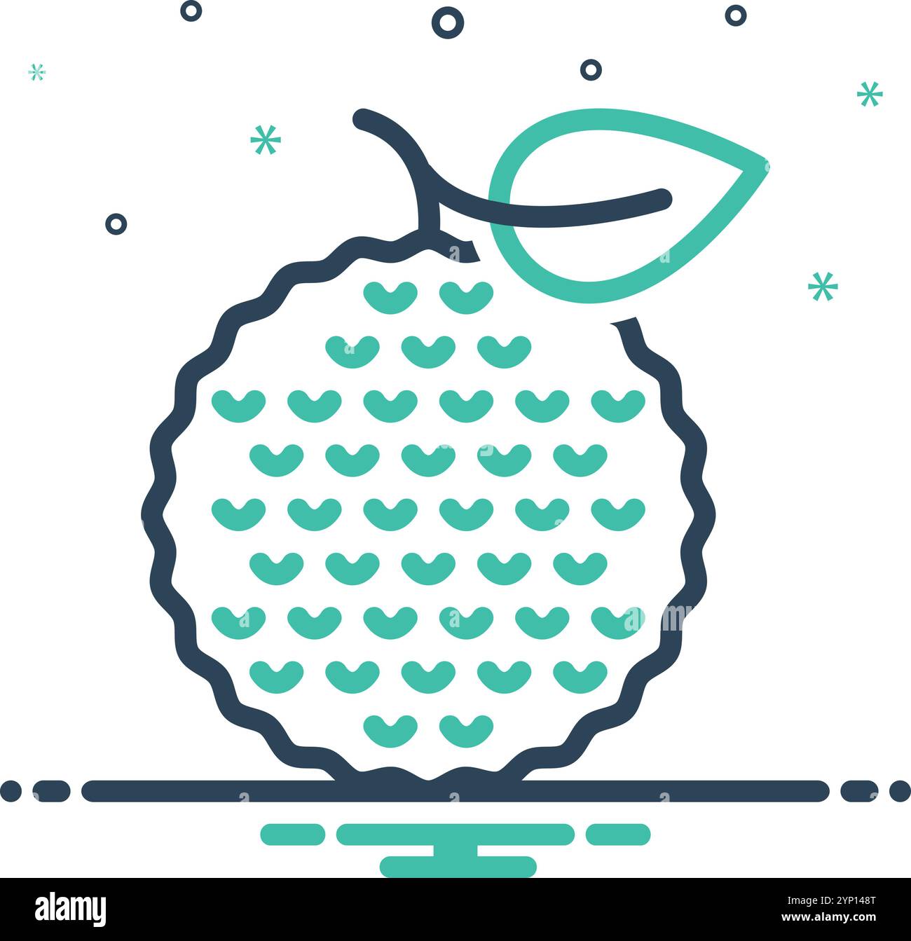 Lychee chinensis Stock Vector Images - Alamy