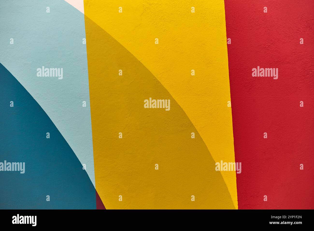Multi colored abstract textured background. Red, yellow and blue. Stock Photo
